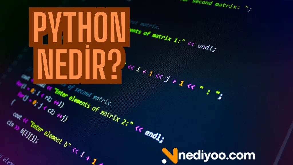 Python Nedir: Python Ne demek? Python nedir? Python dili öğrenme adımları